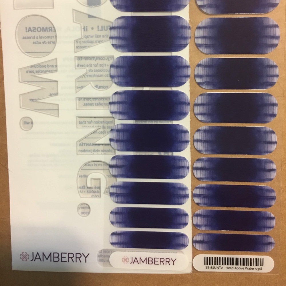 Full Sheet Jamberry Wraps - Head Above Water